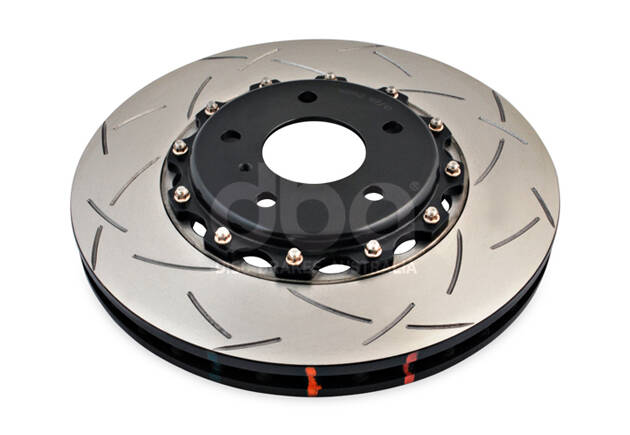 DBA Brake Disc 5000 series - T3 Slotted Black Hat DBA5600BLKS