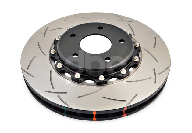 DBA Disco de freno serie 5000 - Ranurado T3 con sombrero negro DBA5928BLKS