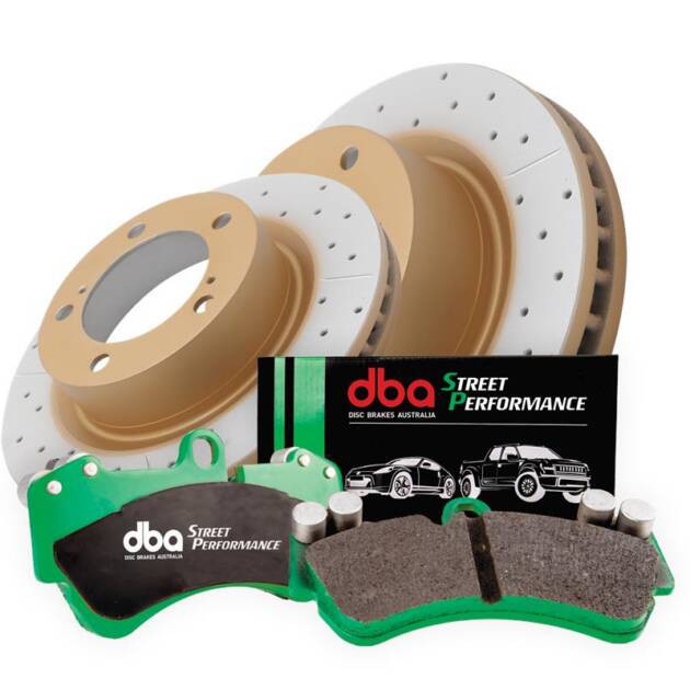 DBA Brake Kit Street Series X-GOLD & Street Performance Brake Pads (2x DBA784X + DB1199SP) DBA784X-1199SP