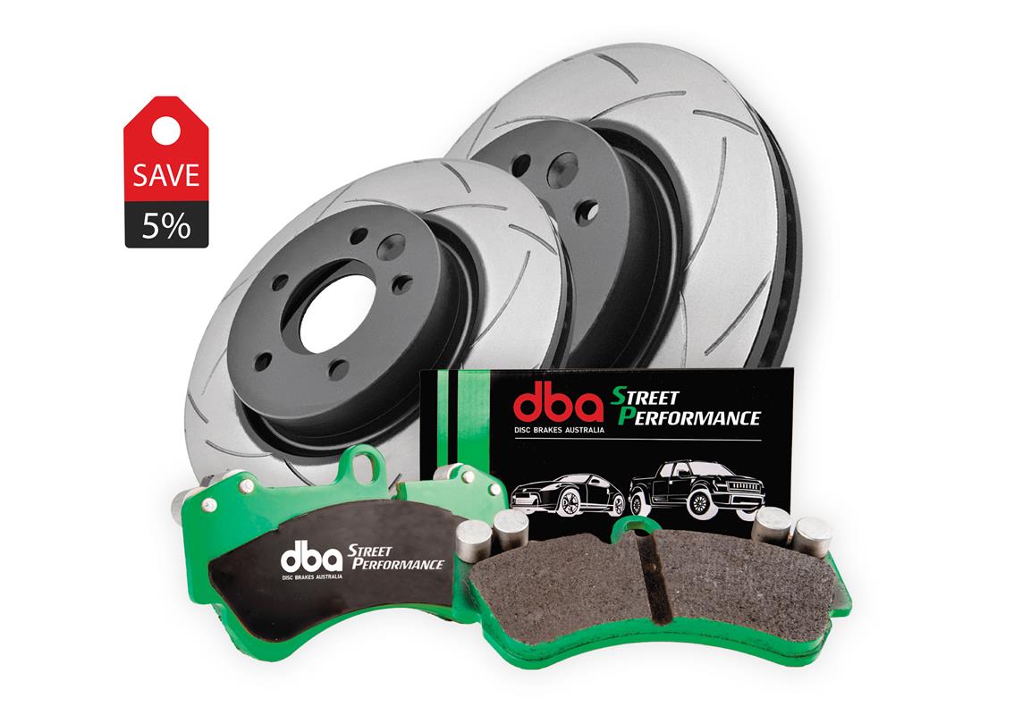 DBA Brake Kit Street Series T2 Slotted & Street Performance Brake Pads (2x DBA788S + DB1365SP) DBA788S-1365SP