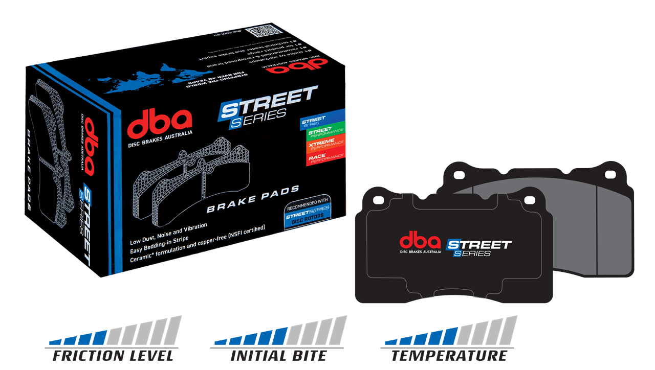 DBA Brake Disc Brake Pads Street Series Ceramic DB1026SS