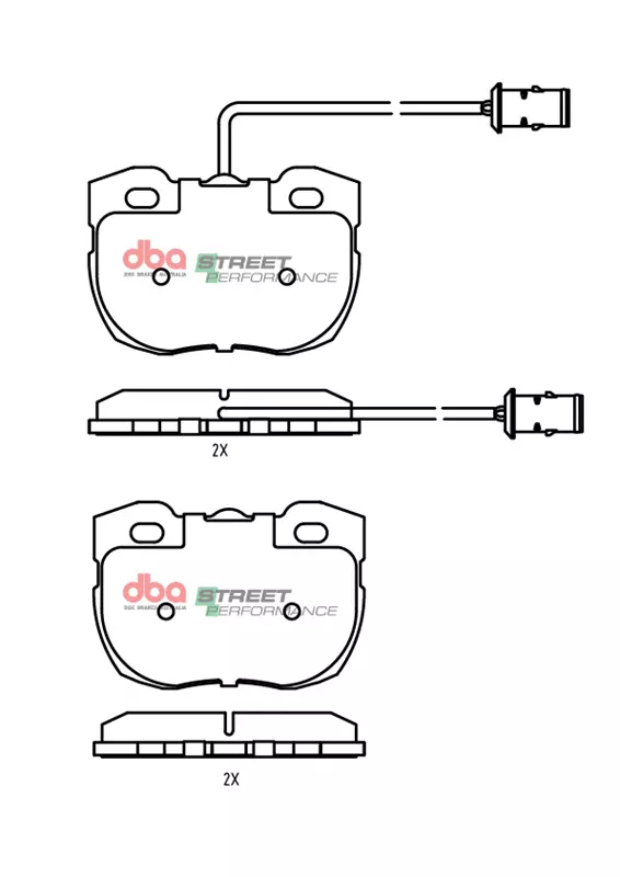 DBA Brake Pads Street Performance DB1176SP - Image 2