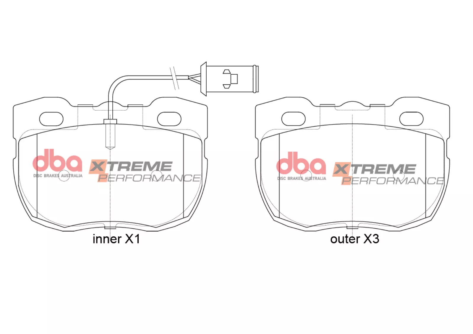 DBA Brake Pads Xtreme Performance DB1176XP - Imagen 2
