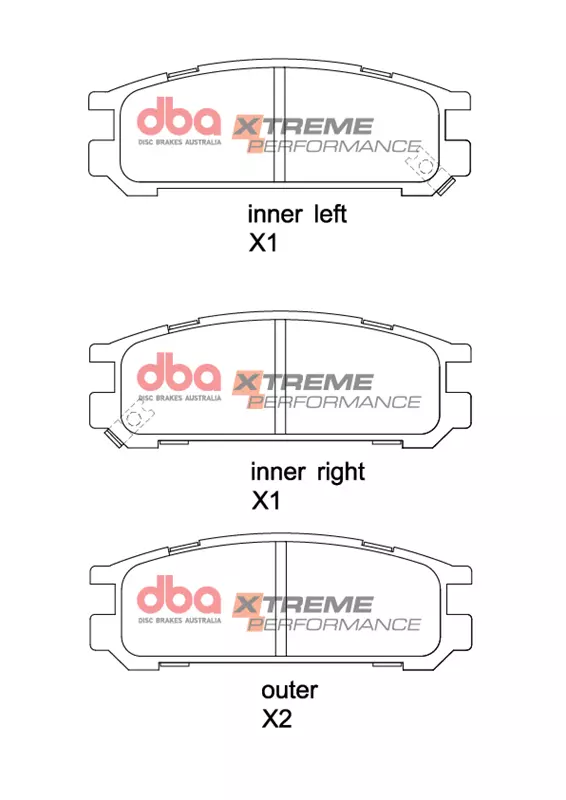 DBA Brake Pads Xtreme Performance DB1186XP - Imagen 2