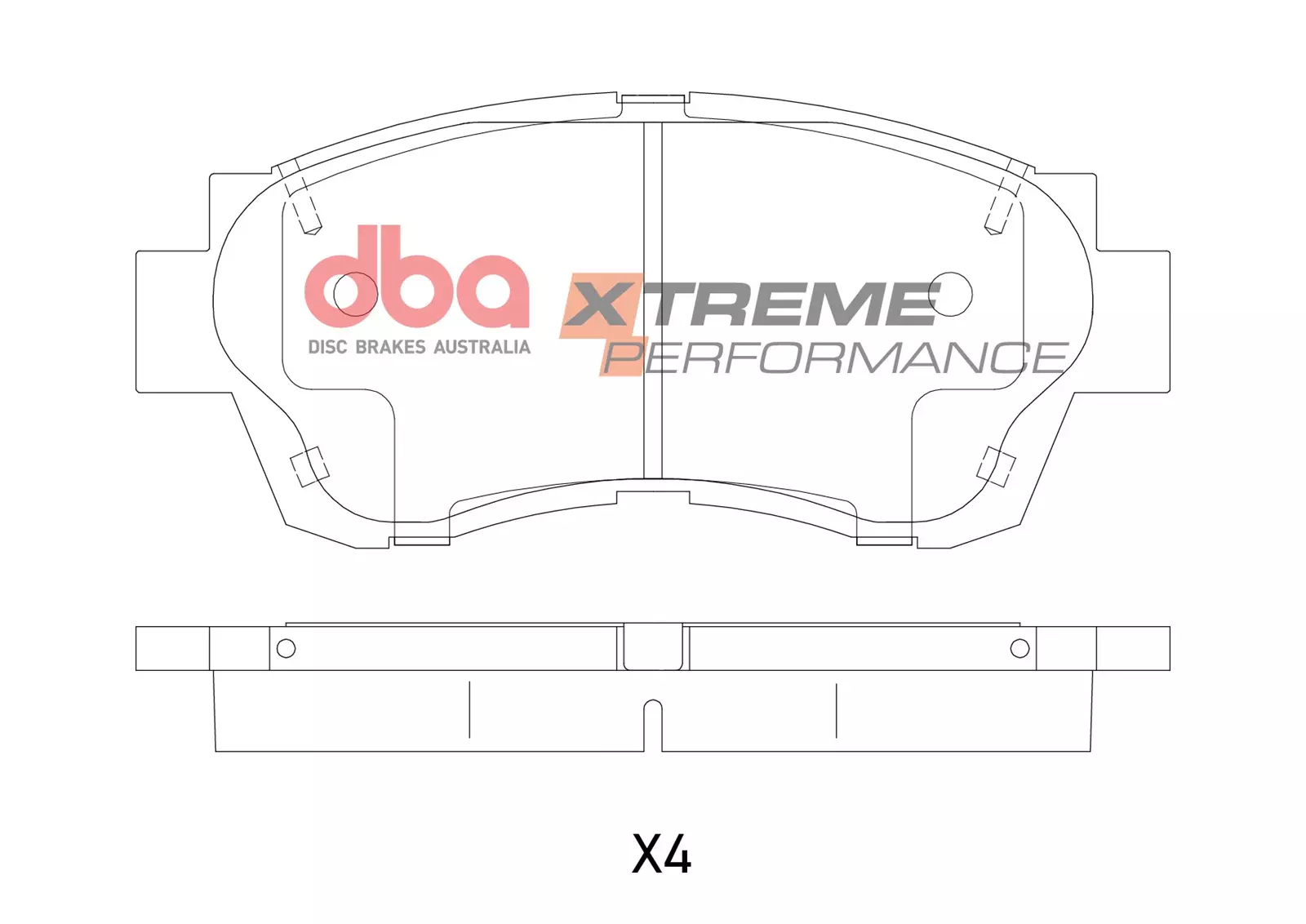 DBA Brake Pads Xtreme Performance DB1209XP - Imagen 2