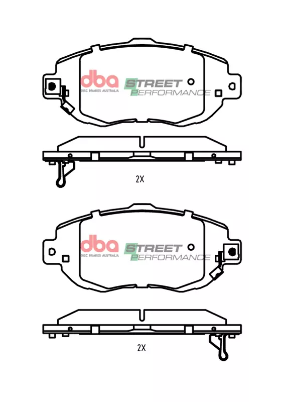DBA Brake Pads Street Performance DB1395SP - Image 2