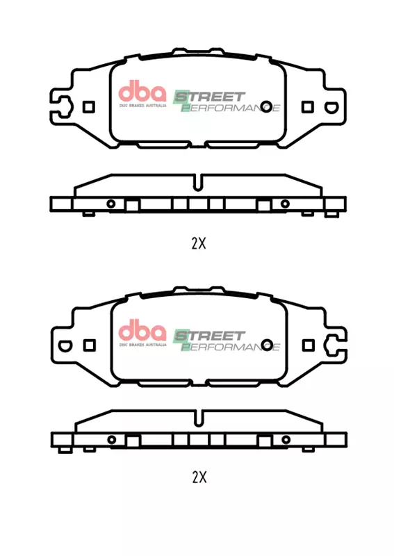 DBA Brake Pads Street Performance DB1420SP - Imagen 2