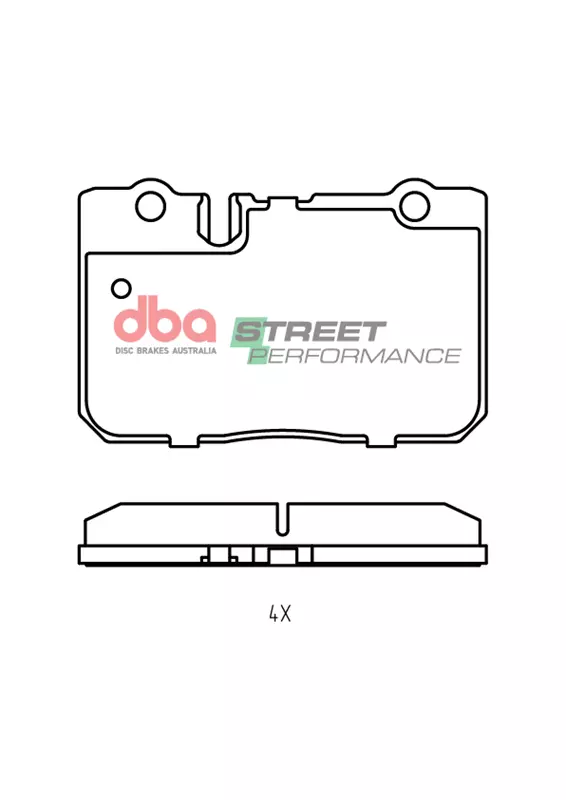 Pastillas de freno DBA Street Performance DB1421SP - Imagen 2