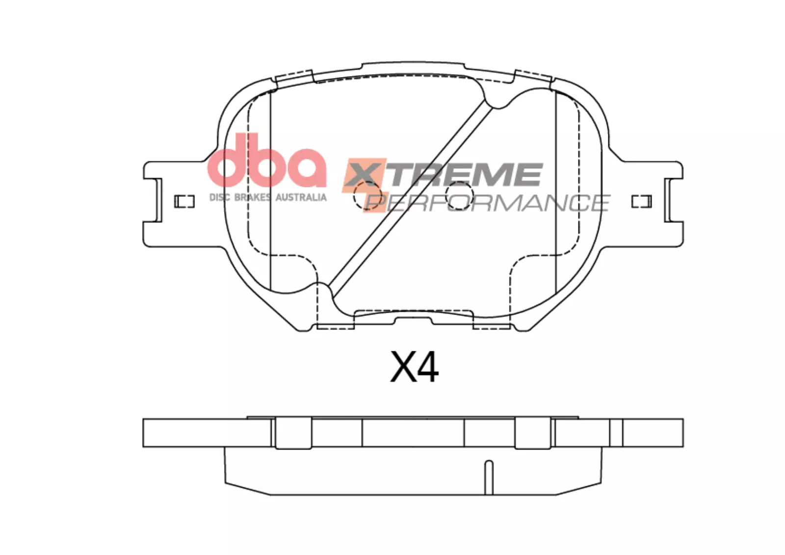 DBA Brake Pads Xtreme Performance DB1431XP - Image 2