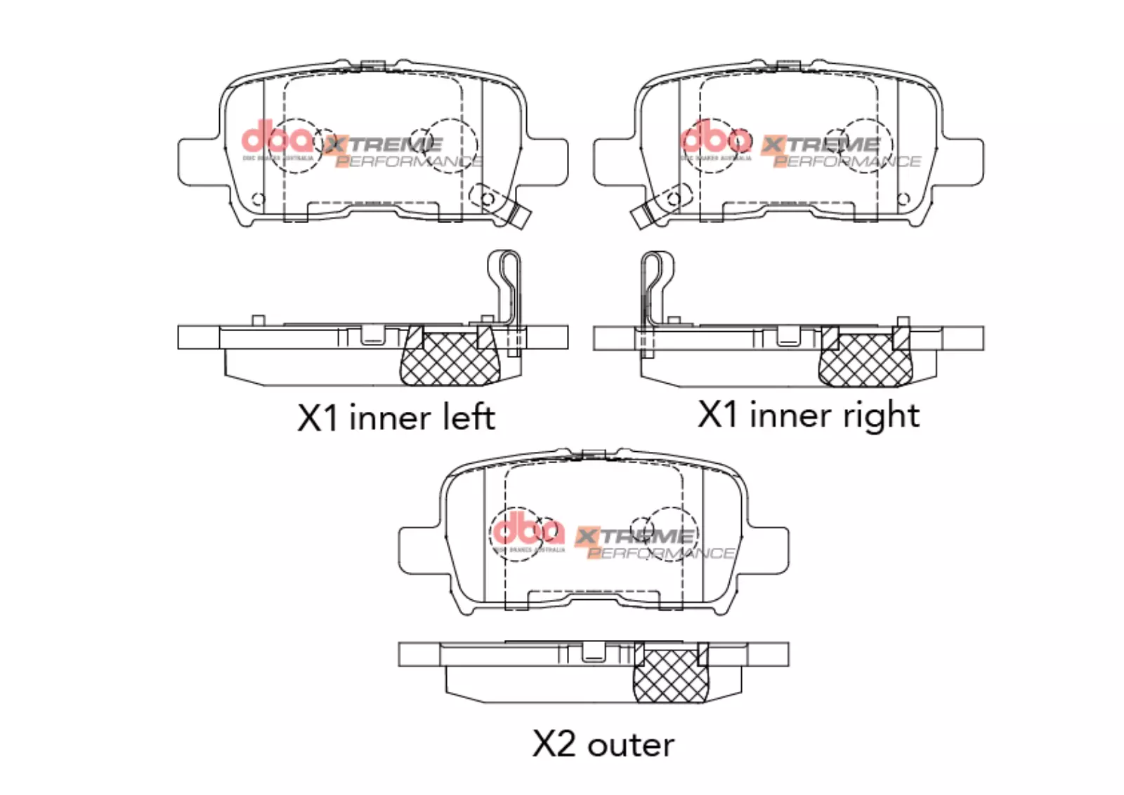 DBA Brake Pads Xtreme Performance DB1440XP - Image 2