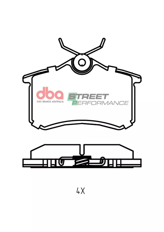 DBA Brake Pads Street Performance DB1449SP - Image 2