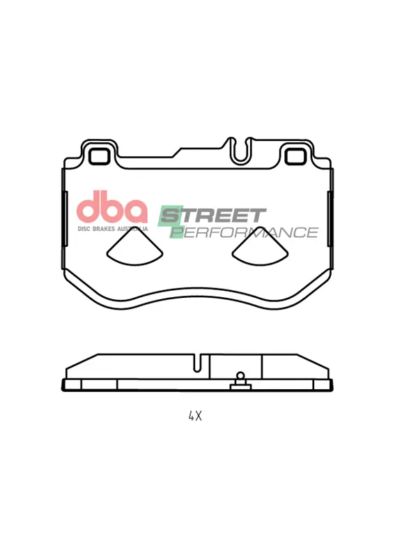 DBA Brake Pads Street Performance DB15036SP - Imagen 2
