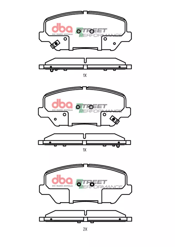 DBA Pastillas de freno Street Performance DB15069SP - Imagen 2