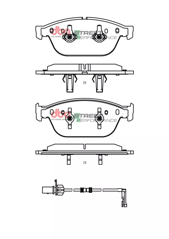 DBA Pastillas de freno Street Performance DB15099SP - Imagen 2