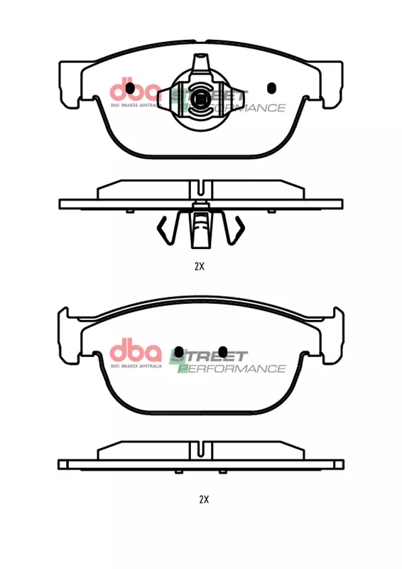 DBA Brake Pads Street Performance DB15116SP - Imagen 2