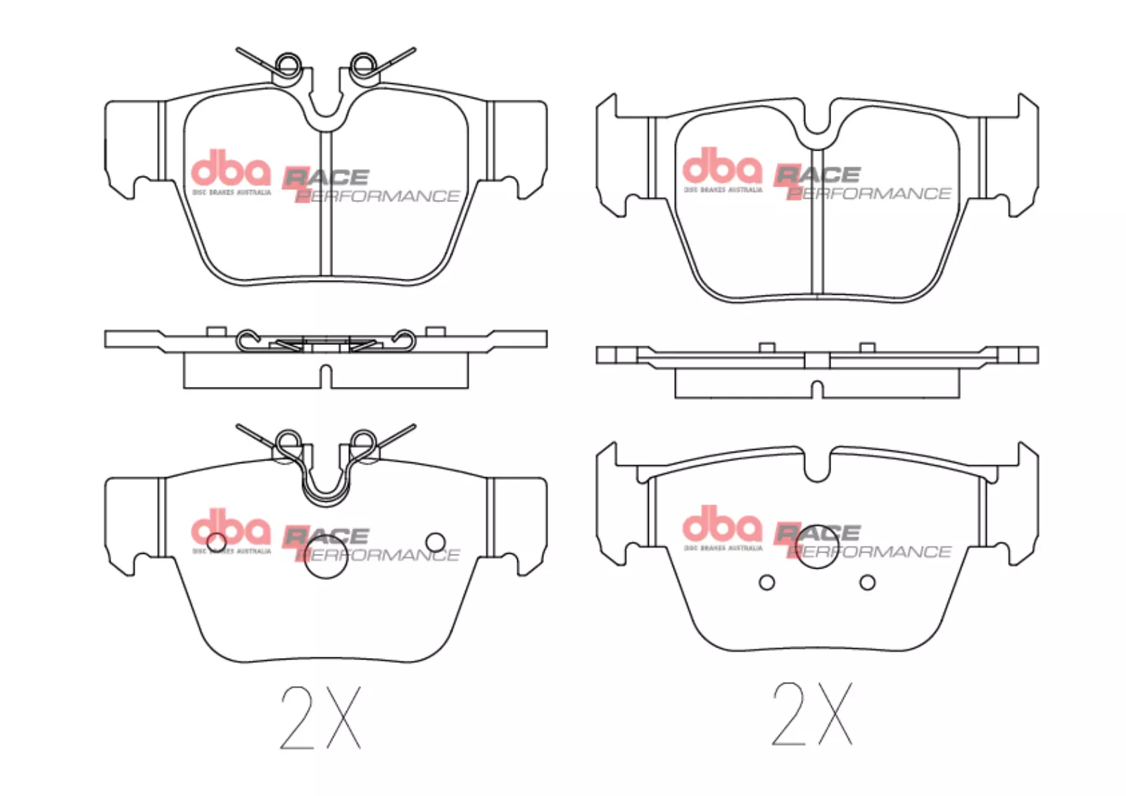 DBA Pastillas de freno Race Performance DB15128RP - Imagen 2