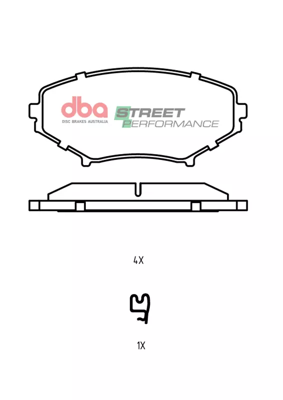 DBA Pastillas de freno Street Performance DB1513SP - Imagen 2