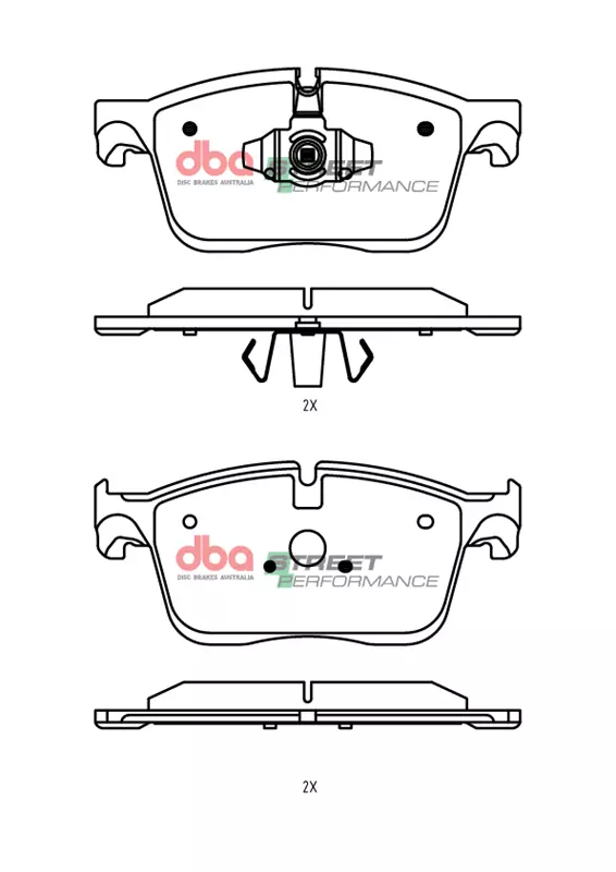 DBA Brake Pads Street Performance DB15162SP - Imagen 2