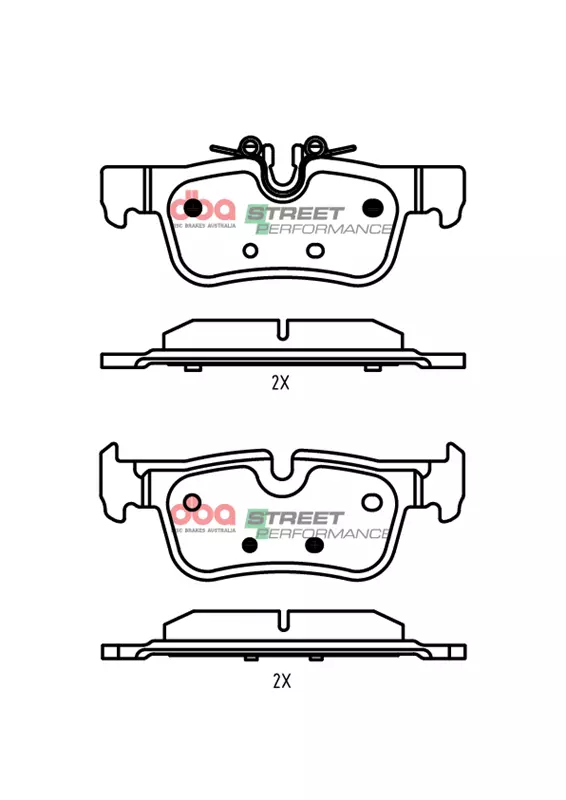 DBA Brake Pads Street Performance DB15170SP - Imagen 2