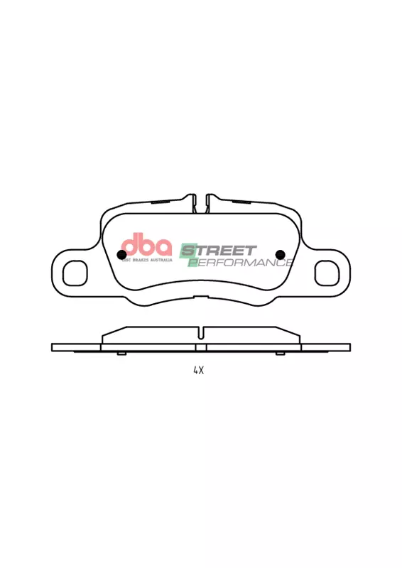 DBA Brake Pads Street Performance DB15227SP - Imagen 2
