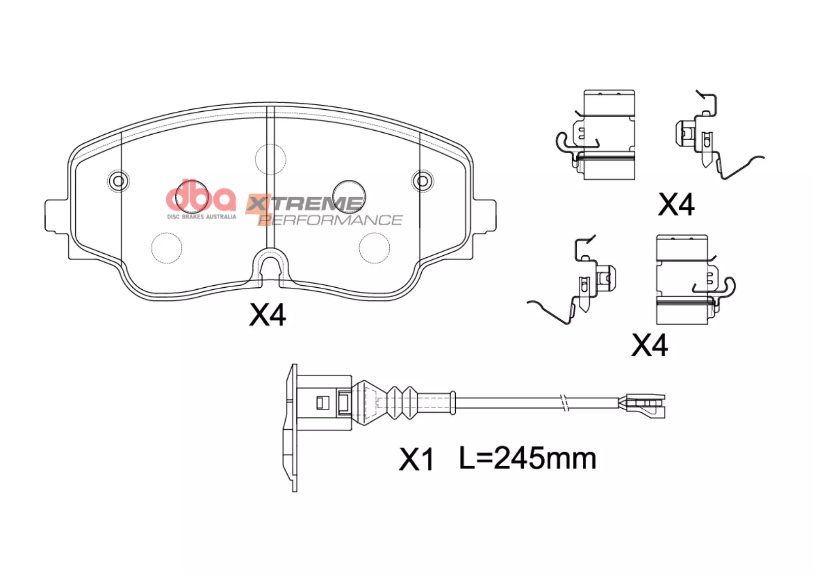 DBA Brake Pads Xtreme Performance DB15271XP - Imagen 2
