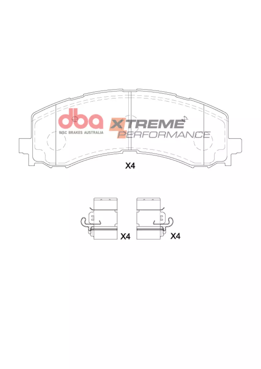 DBA Brake Pads Xtreme Performance DB15285XP - Imagen 2