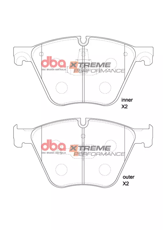 DBA Brake Pads Xtreme Performance DB15290XP - Imagen 2
