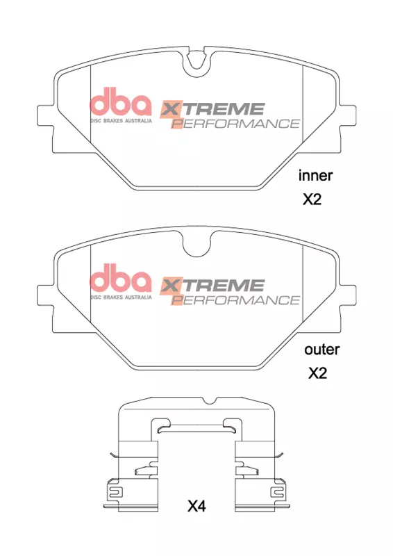DBA Brake Pads Xtreme Performance DB15293XP - Imagen 2