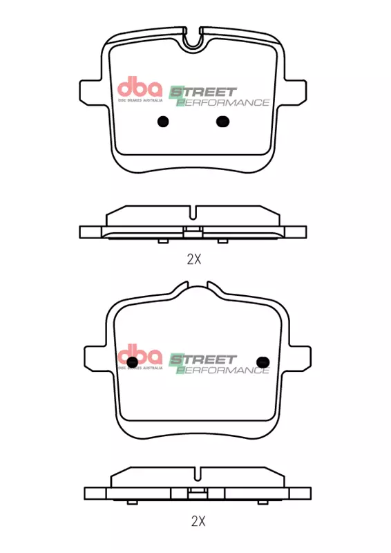 DBA Brake Pads Street Performance DB15301SP - Imagen 2