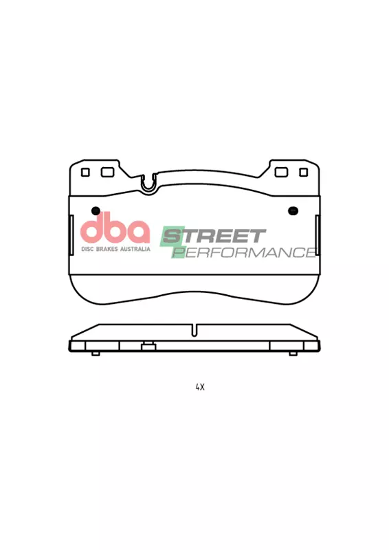 Pastillas de freno DBA Street Performance DB15302SP - Imagen 2