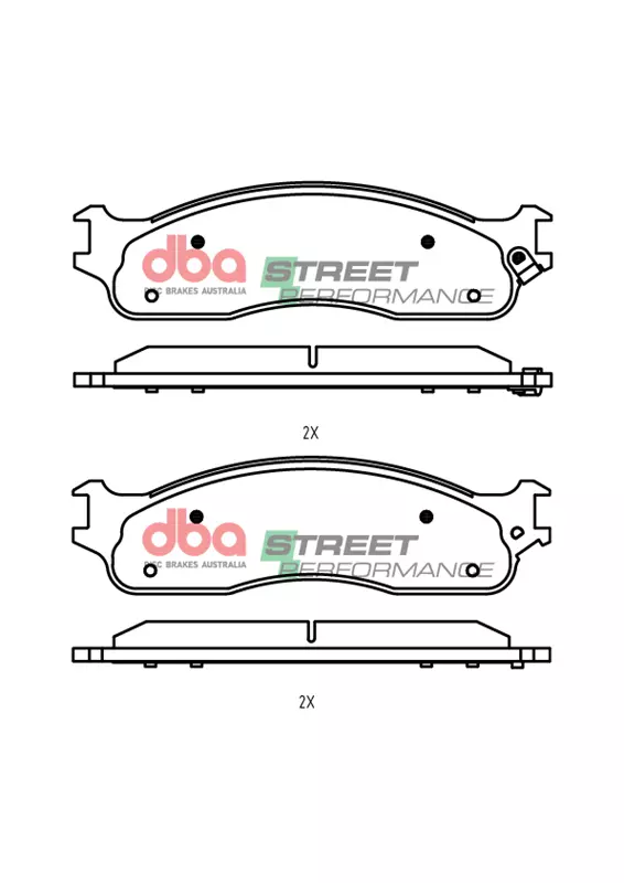 DBA Brake Pads Street Performance DB15304SP - Imagen 2