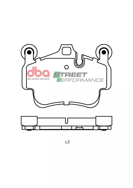 DBA Brake Pads Street Performance DB15307SP - Imagen 2