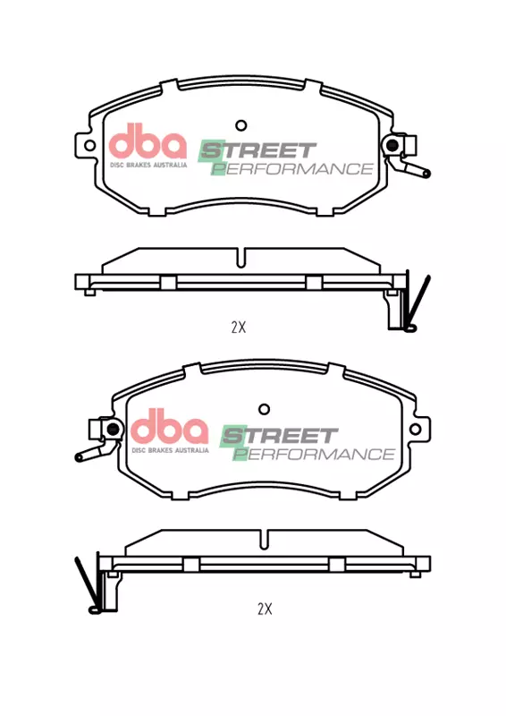 Pastillas de freno DBA Street Performance DB15309SP - Imagen 2