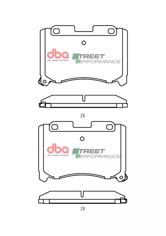 Pastillas de freno DBA Street Performance DB15310SP - Imagen 2