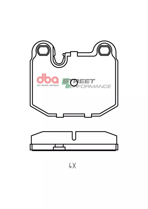 DBA Brake Pads Street Performance DB15312SP - Imagen 2