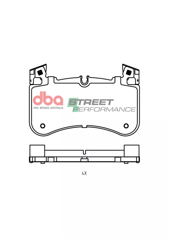 DBA Brake Pads Street Performance DB15313SP - Imagen 2