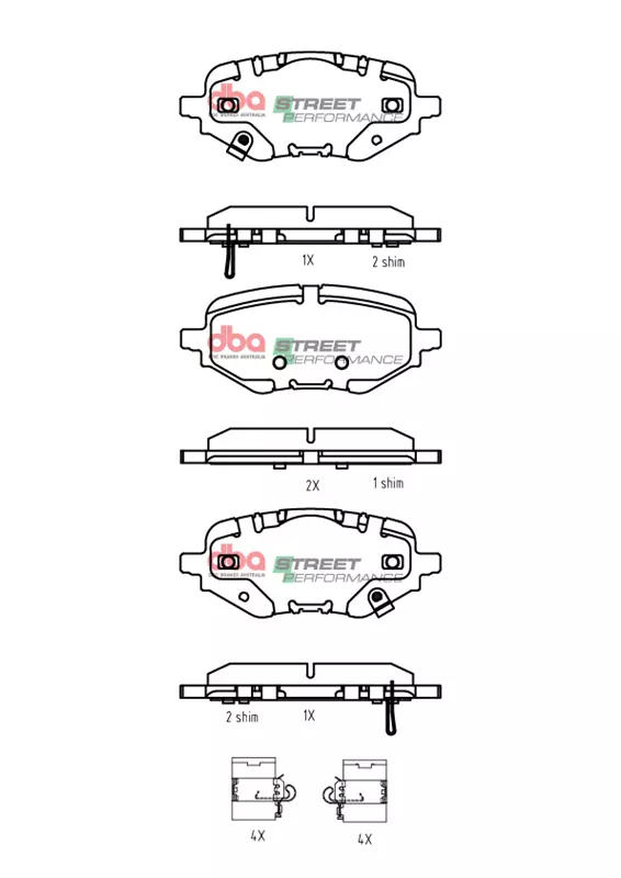 DBA Brake Pads Street Performance DB15315SP - Imagen 2