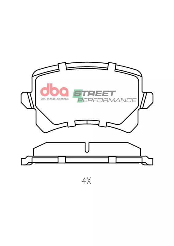 DBA Brake Pads Street Performance DB15322SP - Imagen 2