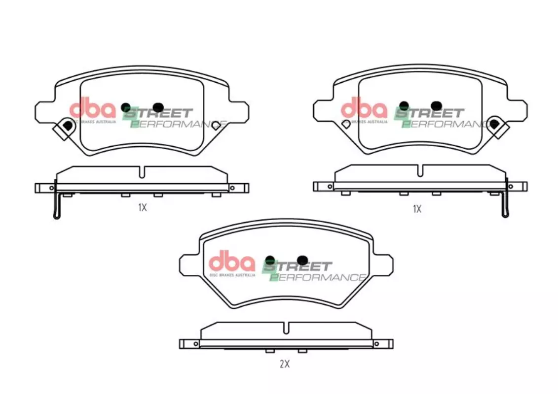 DBA Brake Pads Street Performance DB15324SP - Imagen 2