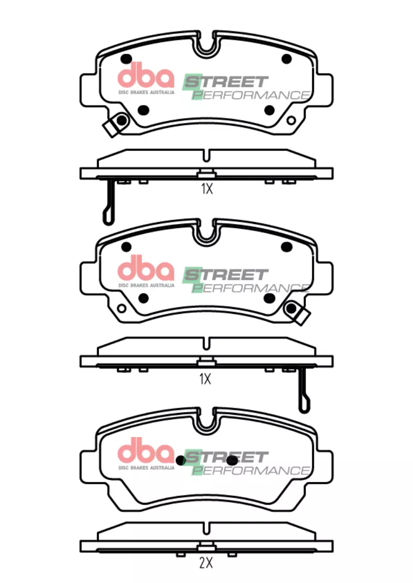 DBA Brake Pads Street Performance DB15326SP - Imagen 2