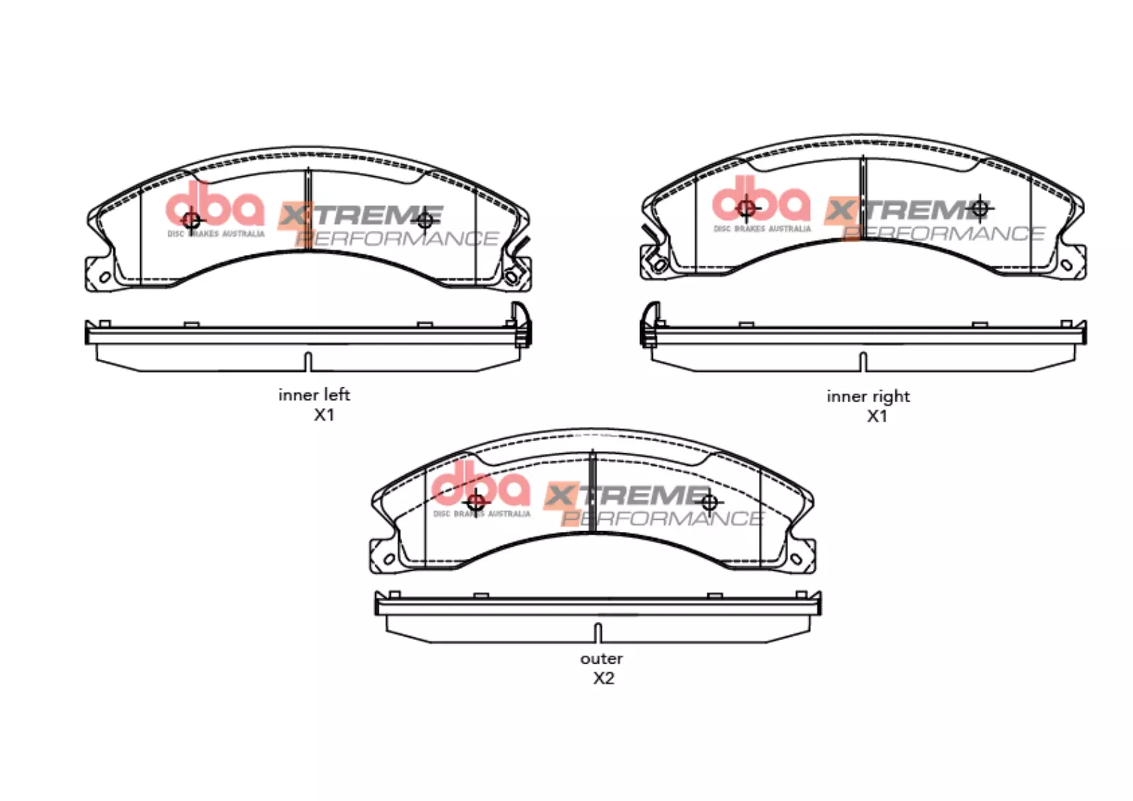 DBA Brake Pads Xtreme Performance DB15360XP - Imagen 2