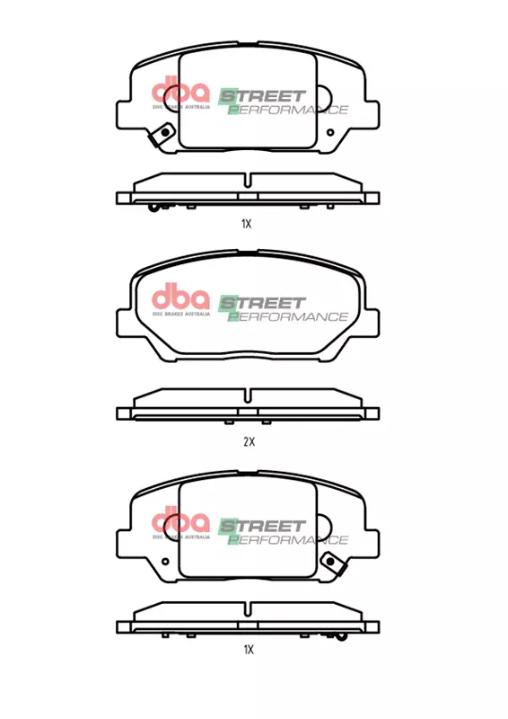 DBA Brake Pads Street Performance DB2270SP - Imagen 2