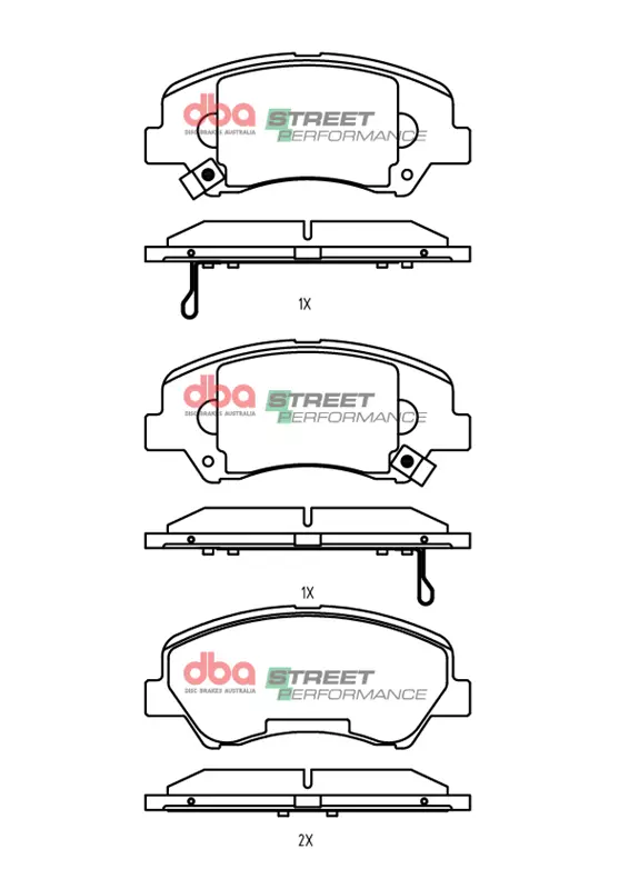 DBA Brake Pads Street Performance DB2272SP - Imagen 2