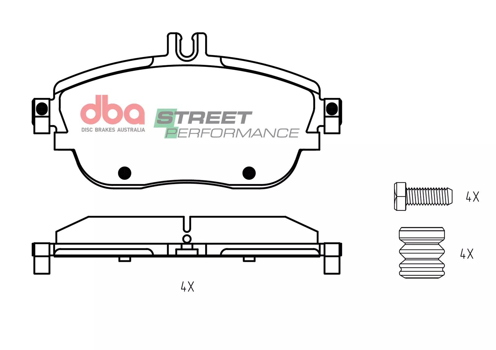 DBA Brake Pads Street Performance DB2315SP - Image 2