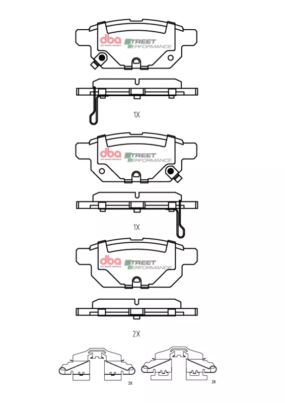 DBA Brake Pads Street Performance DB2364SP - Imagen 2
