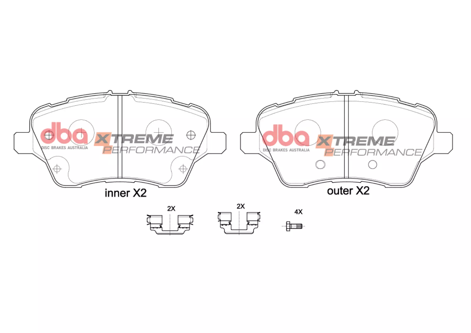 Pastillas de freno DBA Xtreme Performance DB2382XP - Imagen 2