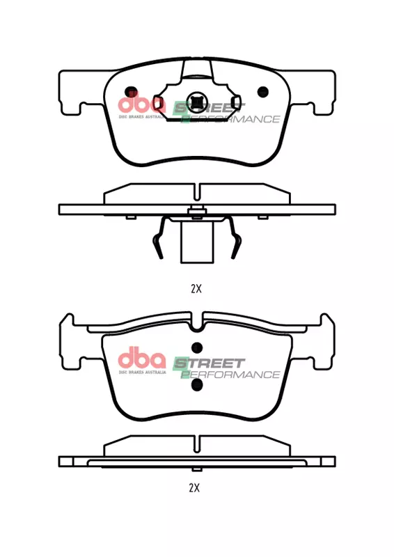 DBA Brake Pads Street Performance DB2563SP - Image 2