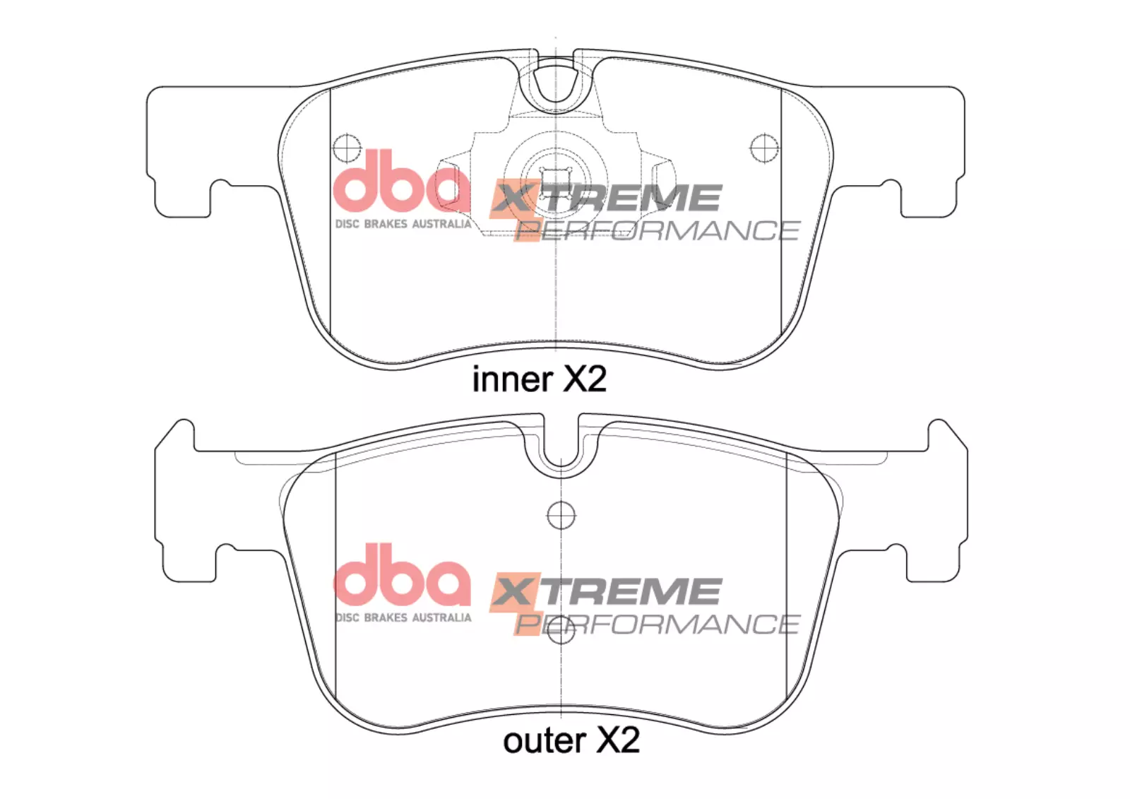 DBA Brake Pads Xtreme Performance DB2563XP - Image 2