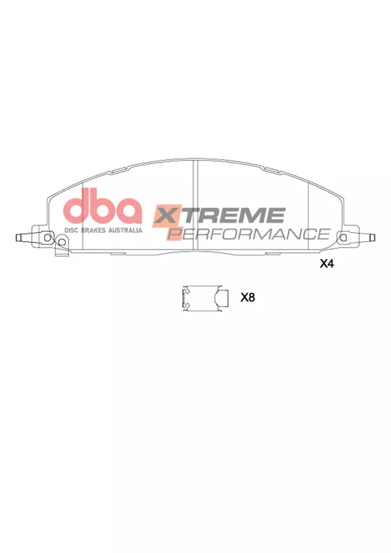 DBA Brake Pads Xtreme Performance DB2703XP - Image 2