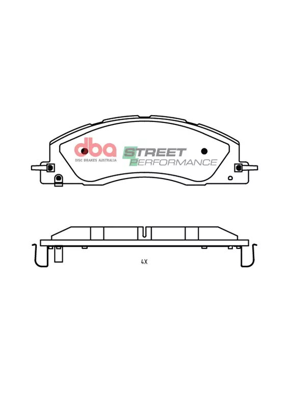 DBA Brake Pads Street Performance DB2705SP - Image 2